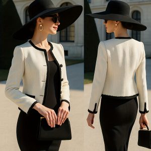 Dorabana Women'S Chic Short Blazer - Slim Fit, Button-Up, Long Sleeve, Solid Color, All-Season Versatile Jacket for Casual & Formal Occasions, Casual Chic Jacket | Chic Short Jacket | Structured Design, Elegant Jacketu002Fblazer For Women