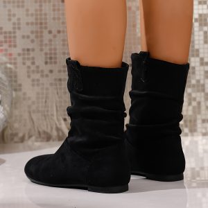 168-1 's Ankle Boots, Suitable for 11 Holidays, Lace-up Round Toe Casual Sneakers with Synthetic Upper and Fabric Inner & Shoe Pads, All Seasons Wearable Fashion Street Style Ideal Gift